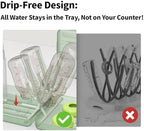 YOTIME Travel Bottle Brush Set, Foldable Drying Rack - Image 4