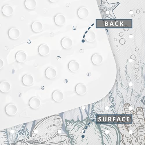 Sea Turtle Bathtub Mat Non Slip, Cute Baby Bath Mat - Image 4