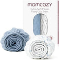 Momcozy Mini Crib Sheets 38"x26", Pack and Play Sheet by Momcozy