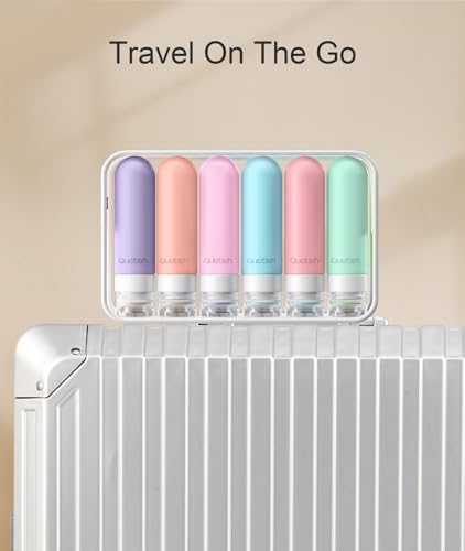 Quatish Travel Bottle for Toiletries 6 Pack, Original Patented Leakproof 3oz - Image 5