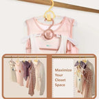 Baby Clothes Hangers 20 Pack Plastic Kids Hangers Space Saving - Image 4