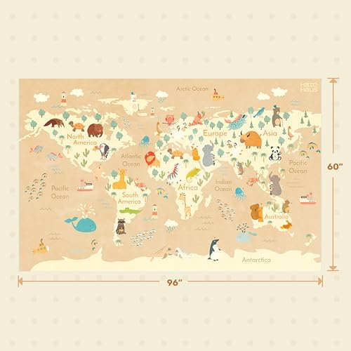 Hazo Haus Washable Kids Playroom Rug - Image 2