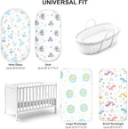 Baby Bassinet Sheets for Baby Boy Girls, Baby Delight, Angelbliss - Image 4