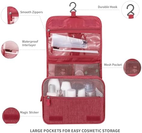 Lcsmaokin Large Capacity Toiletry Bag Travel Bag - Image 2