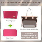 Doxo Purse Organizer Insert for Handbags & Base Shaper 2pc Set, Felt Neverfull - Image 3