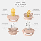BIBS Try-It Collection | 4-Pack Soothers | BPA-Free Round, Anatomical & - Image 2