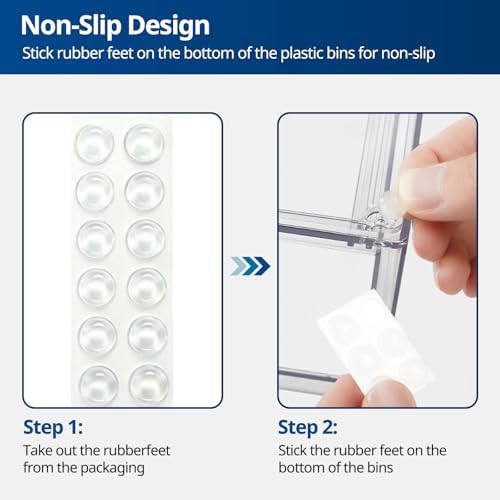 Baby Bottle Organizer Stackable, Acrylic Storage Drawers 5 pack - Image 6