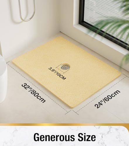 HITSLAM Shower Mat, 32 x 24 Inch Non Slip Bath Mat - Image 2