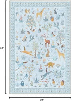 BESBLEE 2X3 Washable Area Rug for Entrance, Animal Doormat Non Slip - Image 2