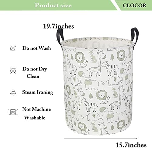 CLOCOR Laundry Basket, Collapsible Storage Baskets, Room Decor, Gift - Image 6