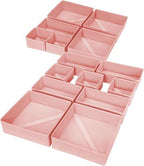 DIMJ Drawer Organizer for Clothing, 15 Pack Fabric Drawer Organizer Bins by DiMJ