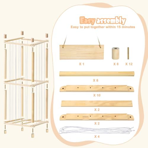 Stuffed Animal Storage, Wood Stuffed Animal Zoo Storage, Space Save Toy - Image 5