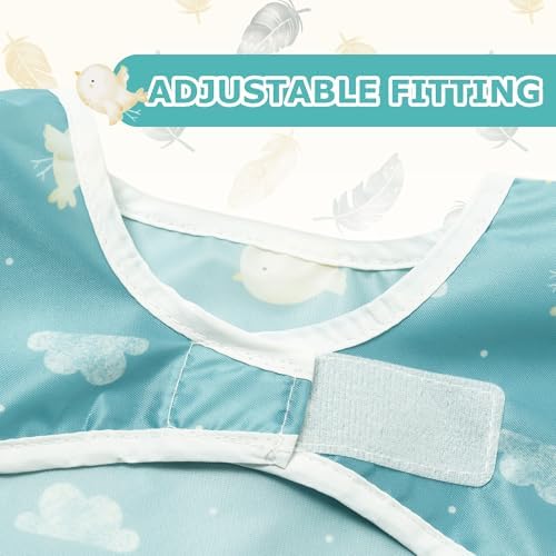Little Dimsum Long Sleeve Bib for Baby Infant Toddler 6-36 Months - Image 4