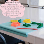 The Table Tyke Silicone Suction Placemat | Teething Edge Bumper/Spill Stopper | - Image 5