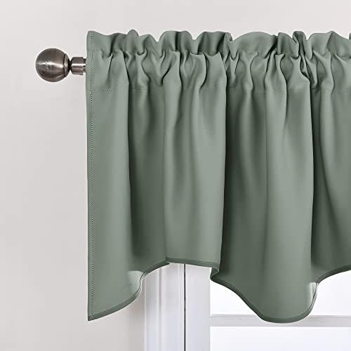 NICETOWN Blackout Kitchen Valance Curtain - Image 2