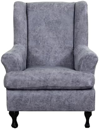 CRFATOP Wingback Chair Covers Stretch Armchair Slipcovers by CRFATOP