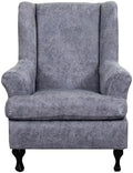 CRFATOP Wingback Chair Covers Stretch Armchair Slipcovers by CRFATOP