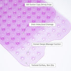 Extra Long Bathtub Mat Non Slip Bath Mat Purple 40"x16" Full - Image 4