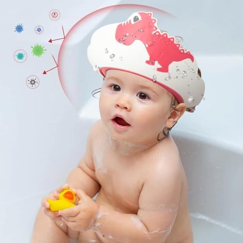 FUNUPUP Baby Shower Cap for Toddlers Kids, Soft TPE Silicone - Image 5