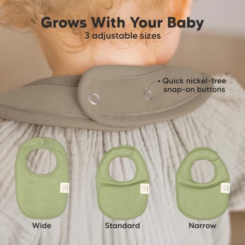 KeaBabies 8-Pack Organic Baby Bibs - Image 4