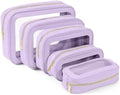 YOPCDJ 5PCS Diaper Bag Organizer Pouch Set, TSA Approved Toiletry Bag，Clear by YOPCDJ