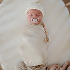 mushie Stretchy & Soft Crib Sheet | Fitted 28" x 52" - Image 6