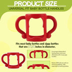 TonGass Baby Bottle Handles for Dr Brown Narrow Baby Bottles - Image 2
