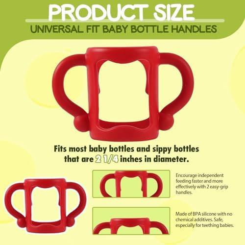 TonGass Baby Bottle Handles for Dr Brown Narrow Baby Bottles - Image 2