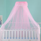 haozaikeji Baby Crib Mosquito Net Breathable Crib Canopy Netting Baby Bed Cot - Image 2