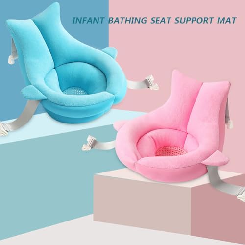 Baby Bath Seat Support Net Adjustable Infant Bathing Cushion Pad Mat - Image 3