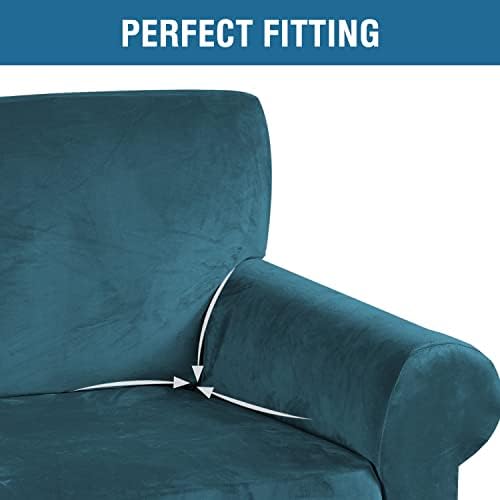 H.VERSAILTEX Stretch Velvet Sofa Covers Large Couch Covers Sofa Slipcovers - Image 4