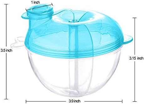 Accmor Baby Formula Dispenser for On-the-Go Feedings, Three-Compartment - Image 6