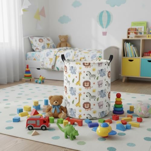 Baby Laundry Hamper kids laundry Basket Waterproof Laundry Bag - Image 4