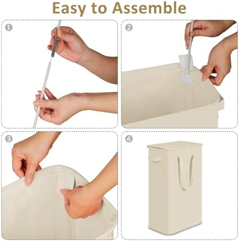 efluky Slim Laundry Basket - Image 4