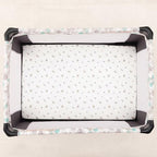 PHF 3 Pack Soft Mini Crib Sheets, Floral & Animal Pack N Play Sheets - Image 5