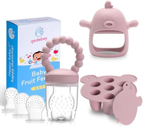 3-in-1 Baby Food & Fruit Feeder Set – Breastmilk Popsicle Mold - Image 2