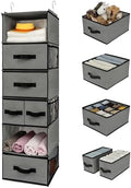 GRANNY SAYS Hanging Closet Organizer, 5 Drawers, 6 Shelves, 6 Pockets by GRANNYSAYS