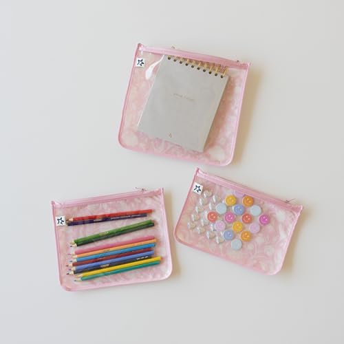 Tiny Twinkle Diaper Bag Organizing Pouches|3 Pack Mess-Proof Clear Front Travel - Image 6