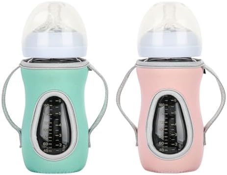 Beautyflier 2PCS Sleeve Covers for 8 oz Philips Avent Glass Natural Baby Bottle by Beautyflier