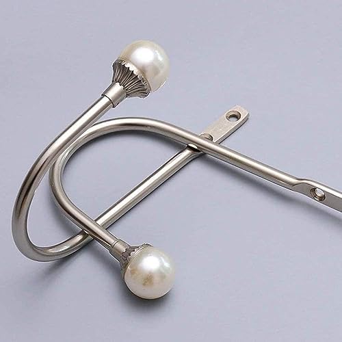 COCIVIVRE 2 Pack Curtain Holdbacks Wall Mounted Curtain Tiebacks Hooks Plastic - Image 5