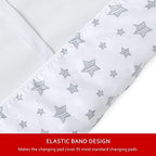 Changing Pad Cover for Boys 4 Pack, Soft Unisex Diaper Change Table Sheets - Image 4
