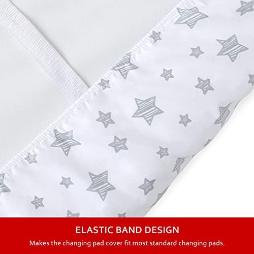 Changing Pad Cover for Girls 2 Pack, Soft Unisex Diaper Change Table Sheets - Image 4