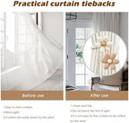 SRG Curtain Tiebacks for Curtains 2 Pack, Decorative Curtain Holdbacks for - Image 5