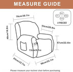 Recliner Chair Covers 4-Pieces Recliner Slipcovers Lazy Boy Chair Covers - Image 5
