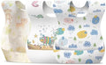30/60pcs Baby Disposable Bibs-Individually Packaged, Leak Proof and Convenient by AIQIAOXIN