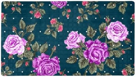 Bath Tub Shower Mat, Washable Bathtub Floor Mats, Suction Cups and Drain Holes by Anna+Cowper