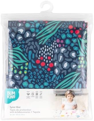 Bumkins Baby Splat Mat for Under High Chair, Babies Toddlers Eating Mess Mat - Image 6