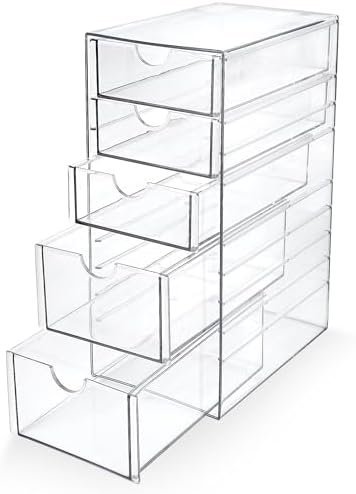 Prsildan Hair Accessories Organizer Acrylic Drawer by Prsildan
