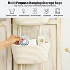AARAINBOW Wall Hanging Cotton Baskets, Large 3 Tier Decorative Basket - Image 4