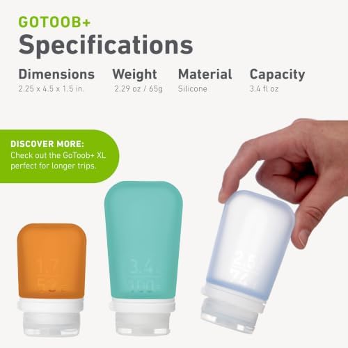 humangear GoToob+ 3-Pack, Spring Green/Mint/Forest - Image 5